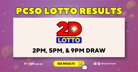 Lotto Result Today: PCSO Official Results at 2PM, .